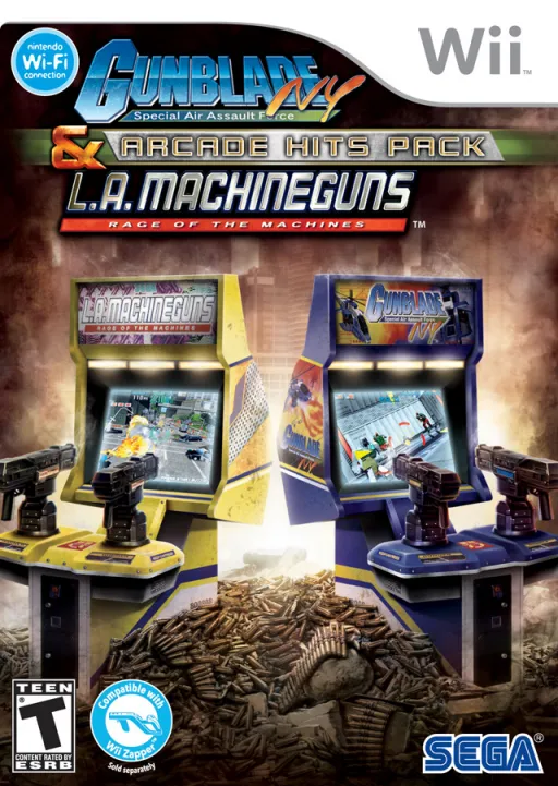 Gunblade NY & L.A. Machineguns Arcade Hits Pack (USA) (En,Fr,Es)